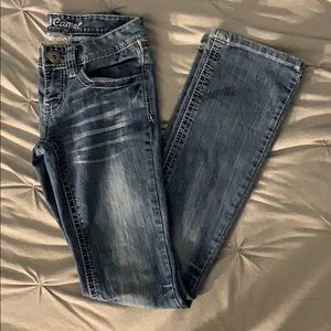 Bootcut skinny jeans